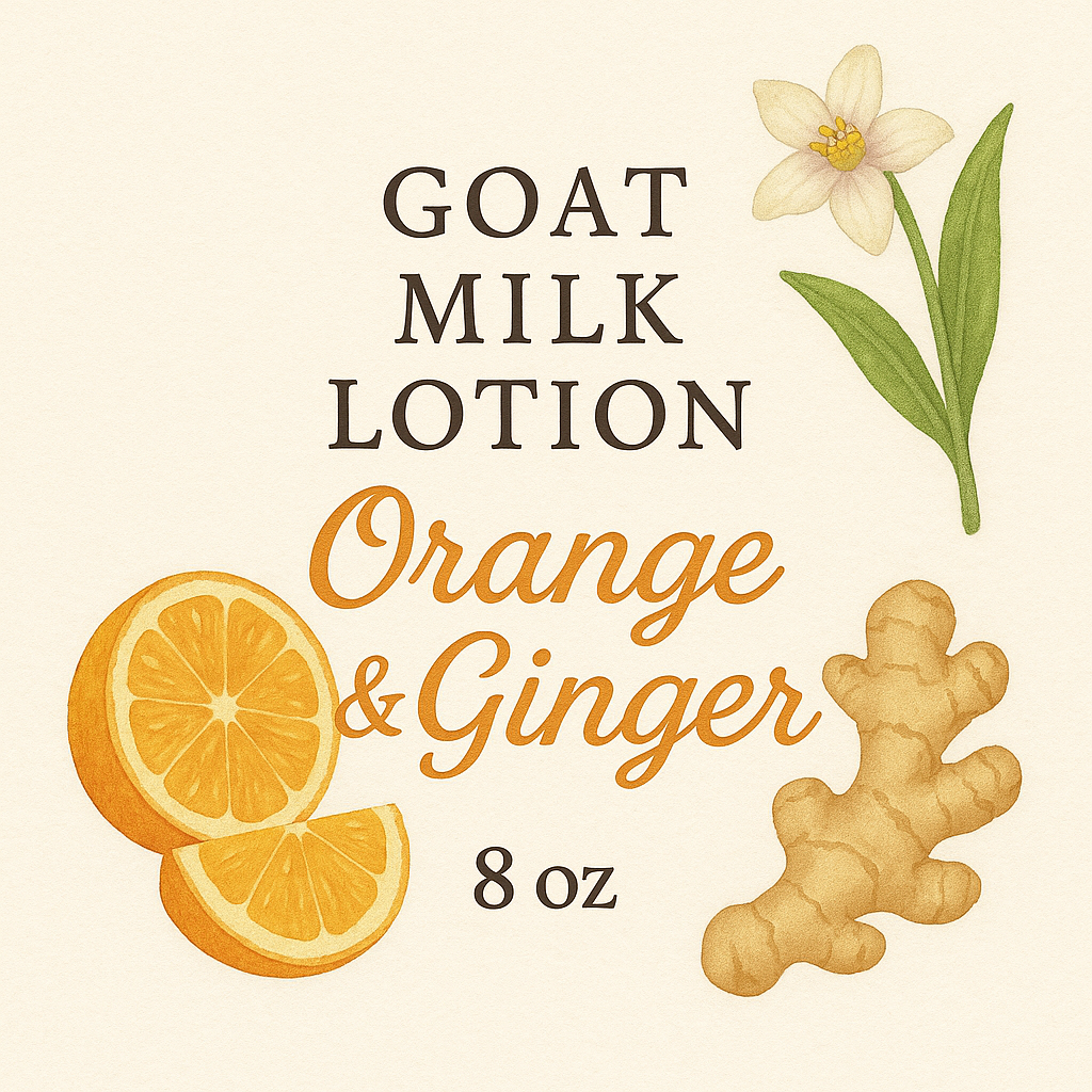 Goat Milk Lotion-Orange and Ginger