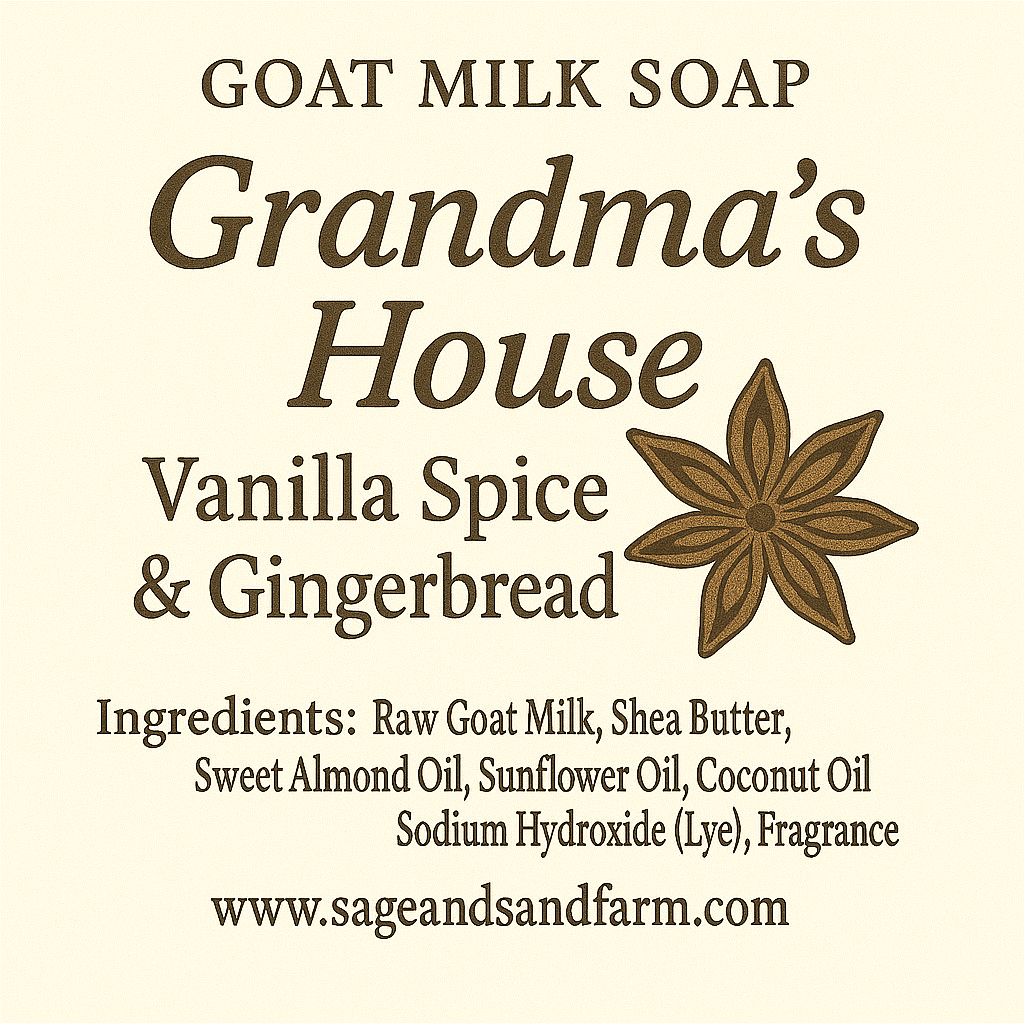 Goat Milk Soap-Grandma's House