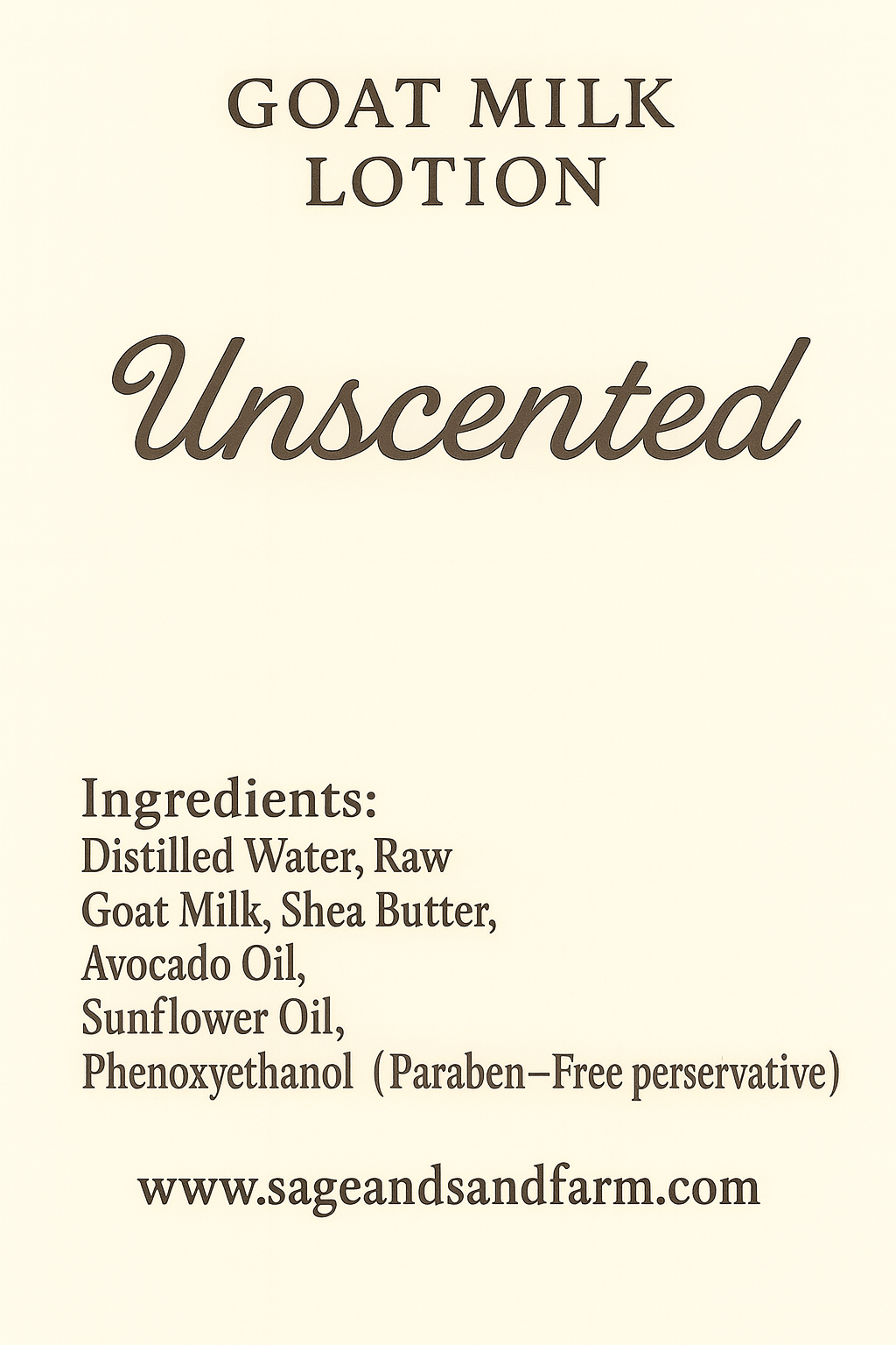 Goat Milk Lotion-Unscented