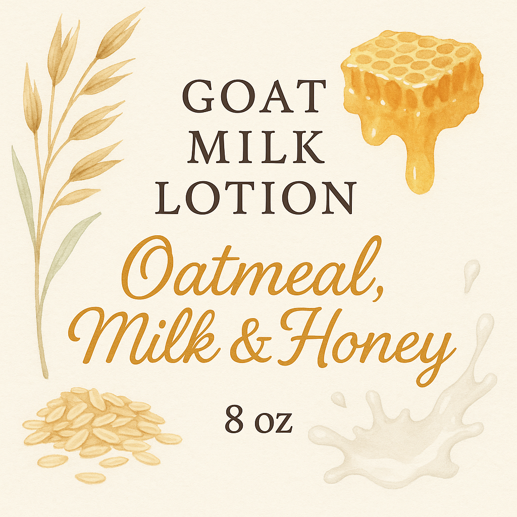 Goat Milk Lotion- Oatmeal, Milk and Honey