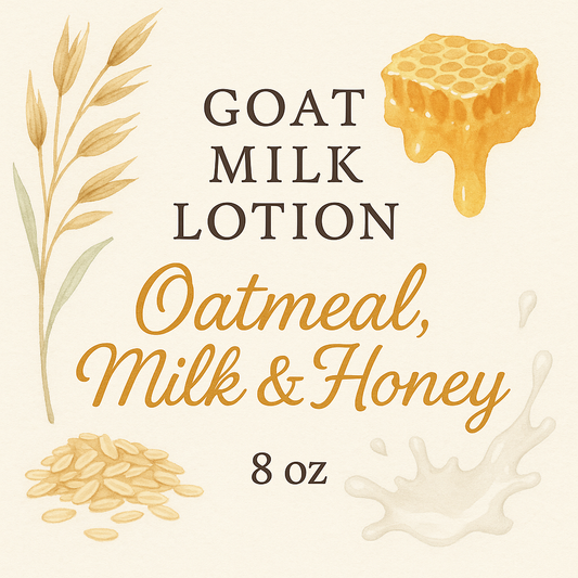 Goat Milk Lotion- Oatmeal, Milk and Honey