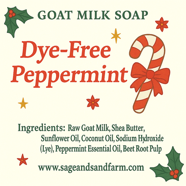 Goat Milk Soap-Dye Free Peppermint