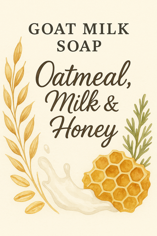 Goat Milk Soap- Oatmeal, Milk and Honey (Salon)