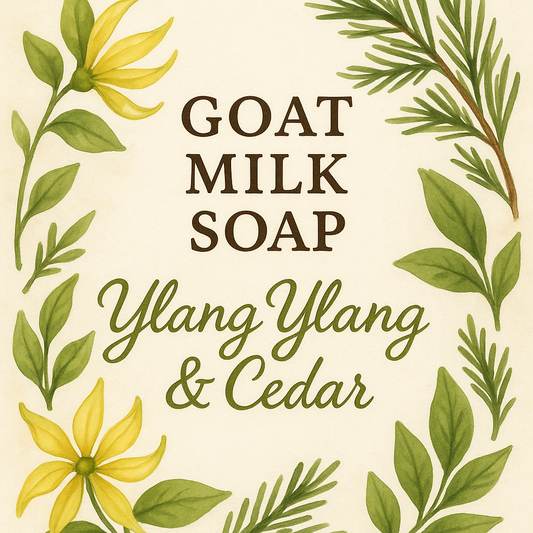 Goat Milk Soap- Ylang Ylang and Cedar (Salon)