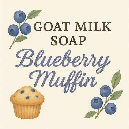 Goat Milk Soap- Blueberry Muffin (Salon)