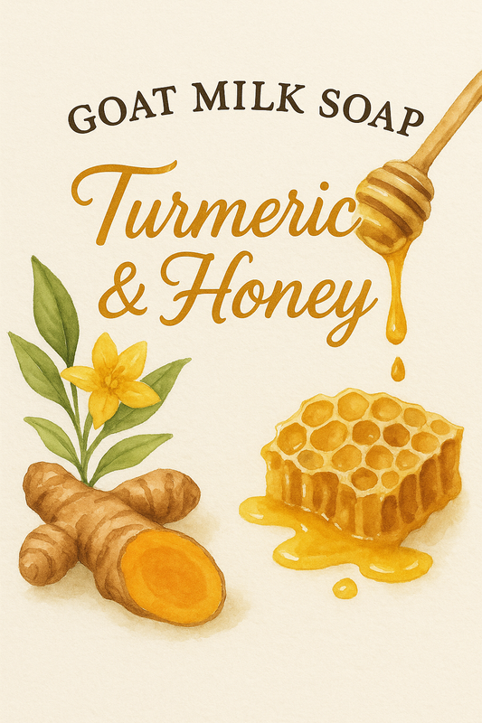 Goat Milk Soap- Tumeric and Honey (Salon)
