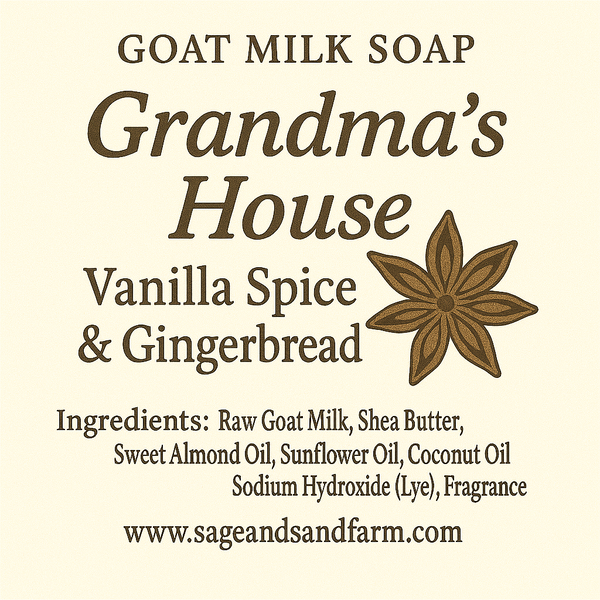 Goat Milk Soap-Grandma's House